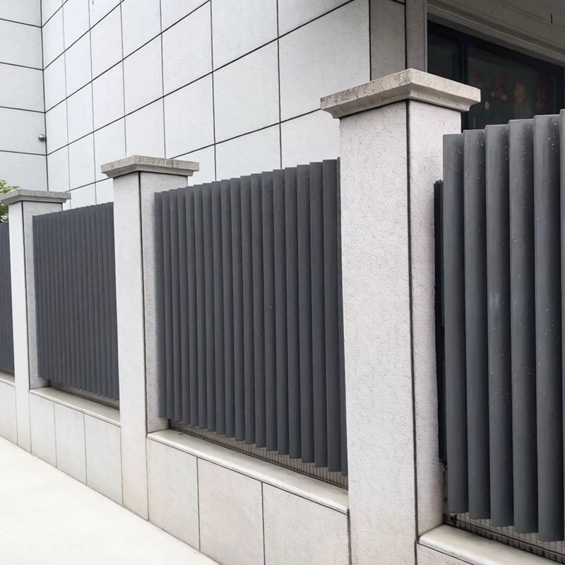 Boundary Wall Design With Railing high quality